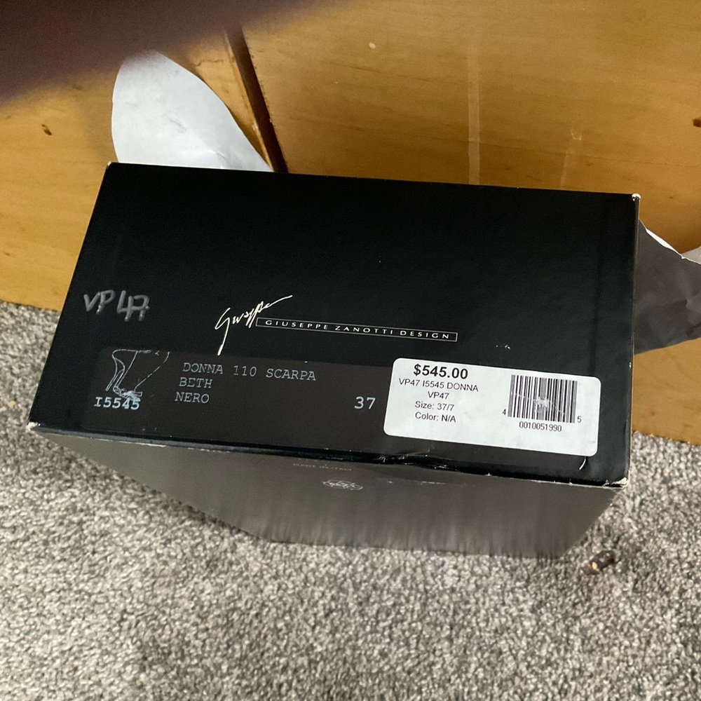 Giuseppe Zanotti Nero Scarpa